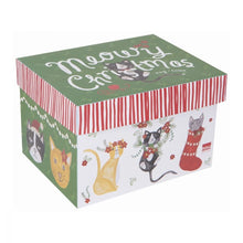 Charger l'image dans la galerie, Tasse dans une boite cadeau - Chat Noël