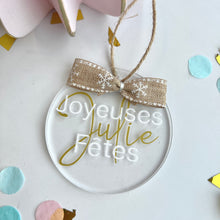 Charger l'image dans la galerie, Ornement de sapin personnalisĂ© đ