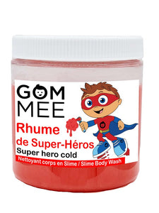 Slime Moussante Rhume de Super Héroe -MINI SURPRISE GLOW IN THE DARK - GOMMEE