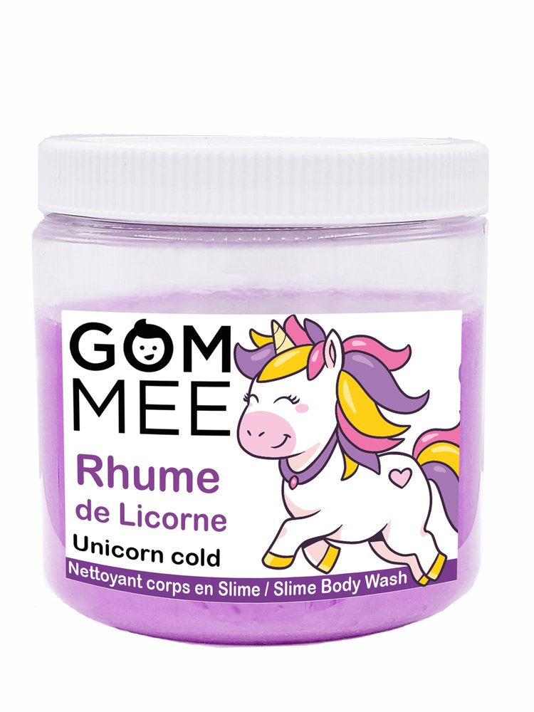 Slime Moussante Rhume de Licorne -MINI SURPRISE GLOW IN THE DARK - GOMMEE