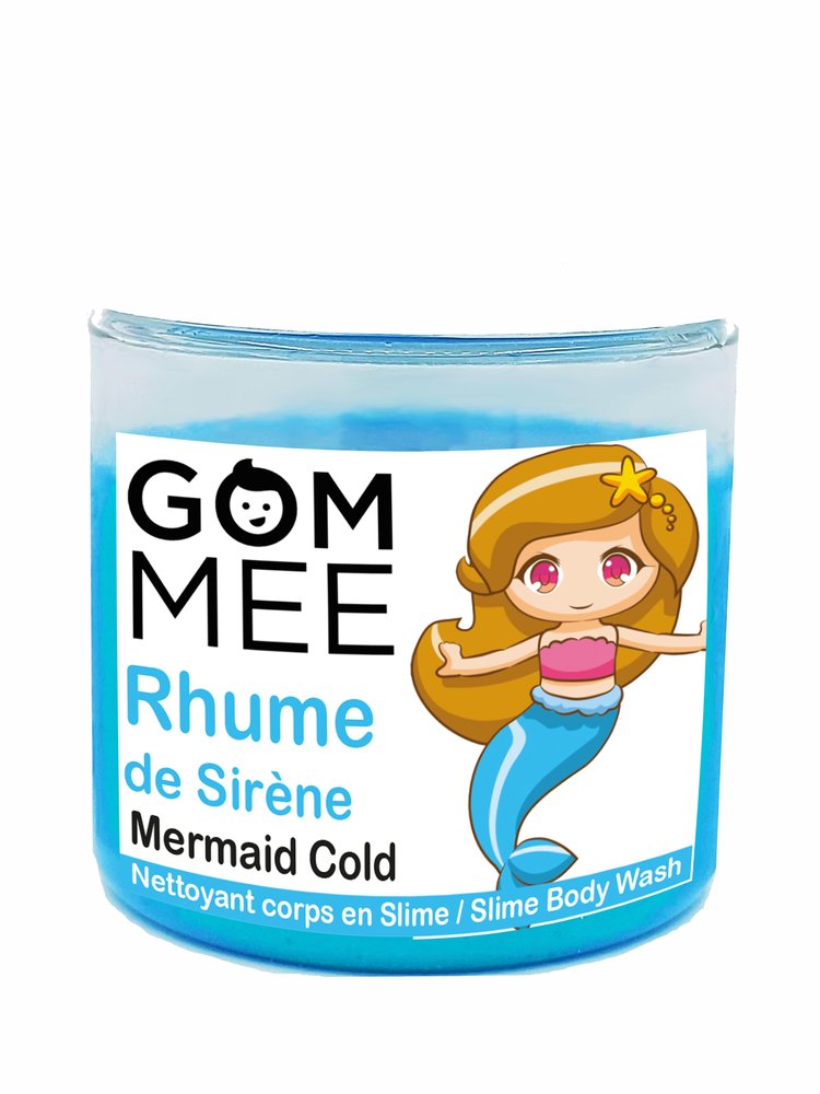 Slime Moussante Rhume de Sirène -MINI SURPRISE GLOW IN THE DARK - GOMMEE