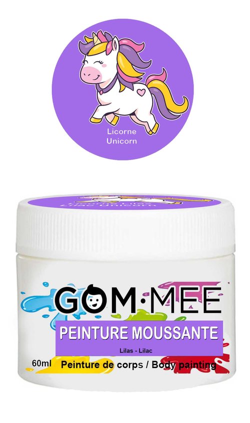 Nettoyant peinture moussante Licorne Mauve - GOMMEE