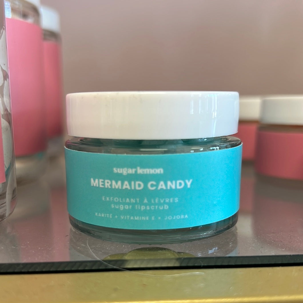Exfoliant à lèvre (1oz) Mermaid Candy - Sugar Lemon