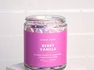 Beurre Fouetté (8oz) Berry Vanilla - Sugar Lemon